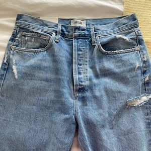 NWT Agolde Mid Rise Loose Jeans - Fallout